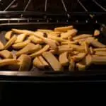 Can frozen chips for frying be oven-cooked?