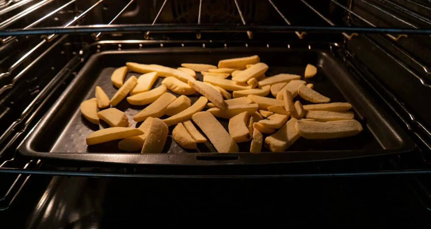 Can frozen chips for frying be oven-cooked?