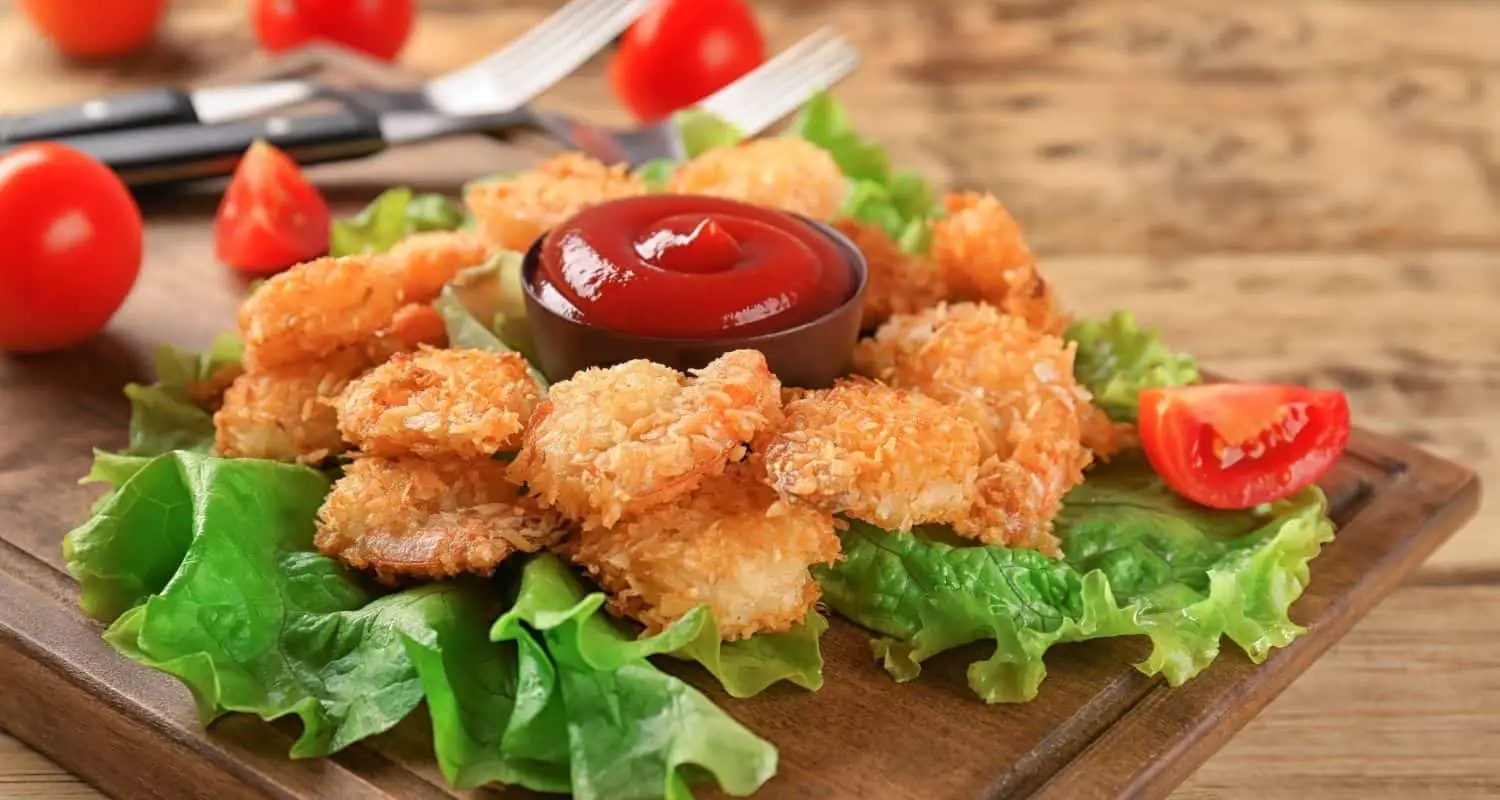 How much does one fried shrimp weigh?