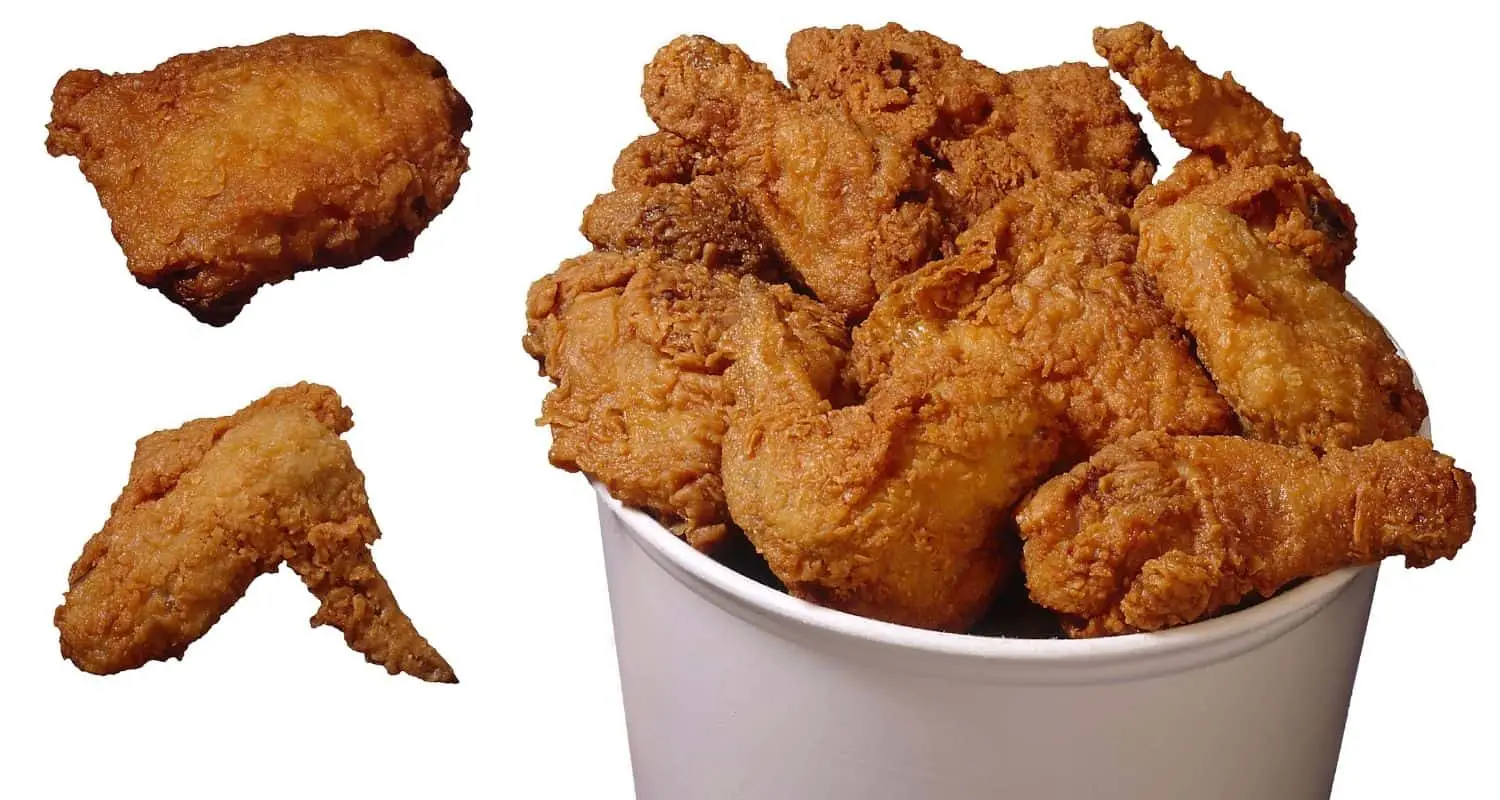 How much-fried chicken per person?
