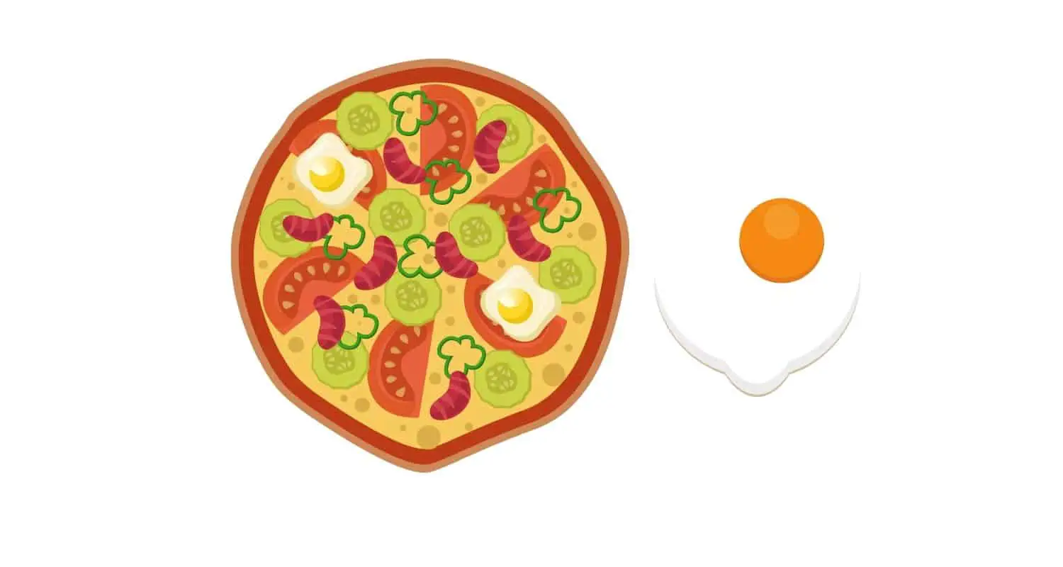 Does pizza crust contain eggs?