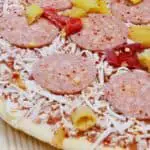 How to keep frozen pizza crust from getting hard?