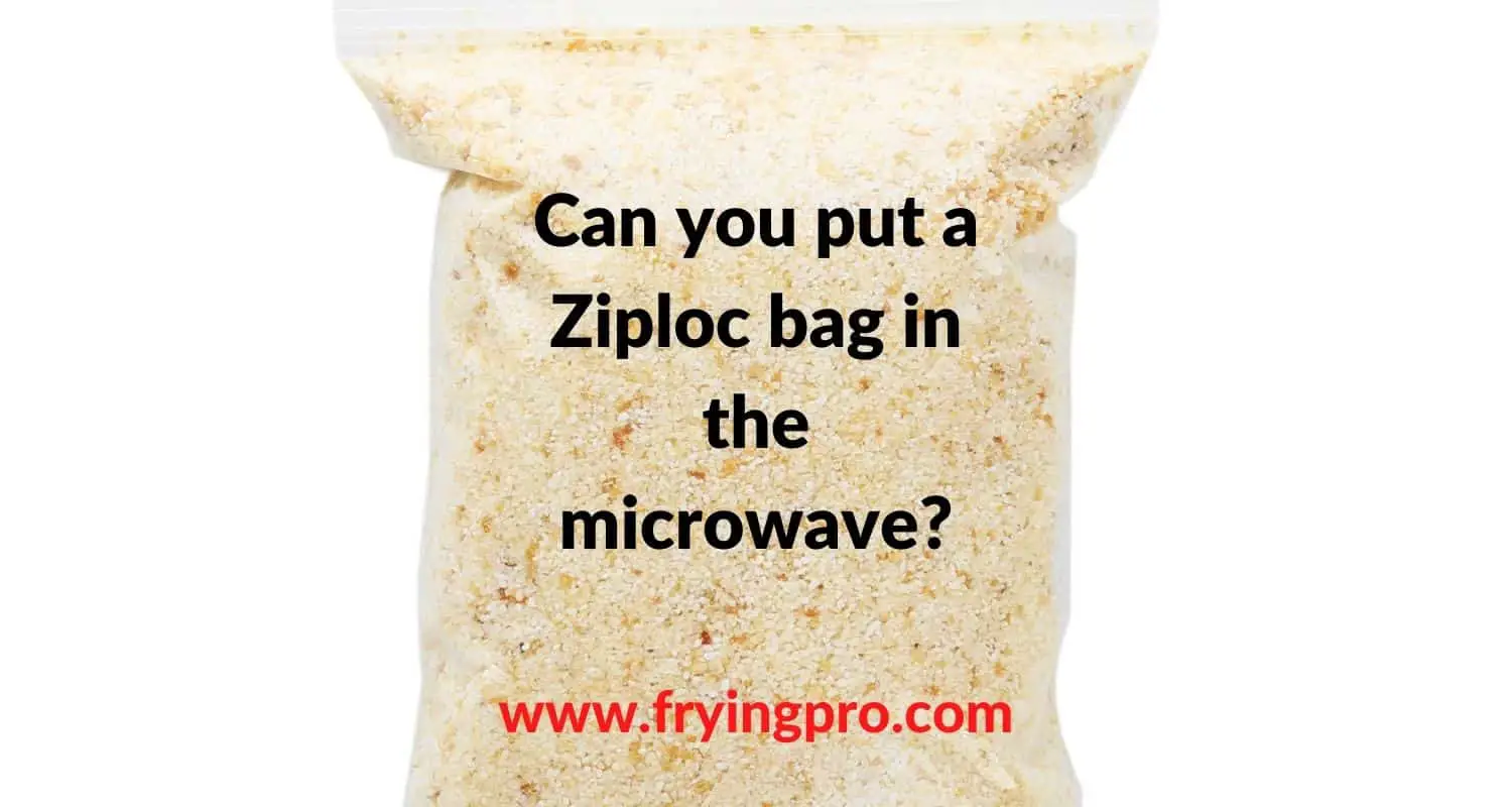 Can you put a Ziploc bag in the microwave?