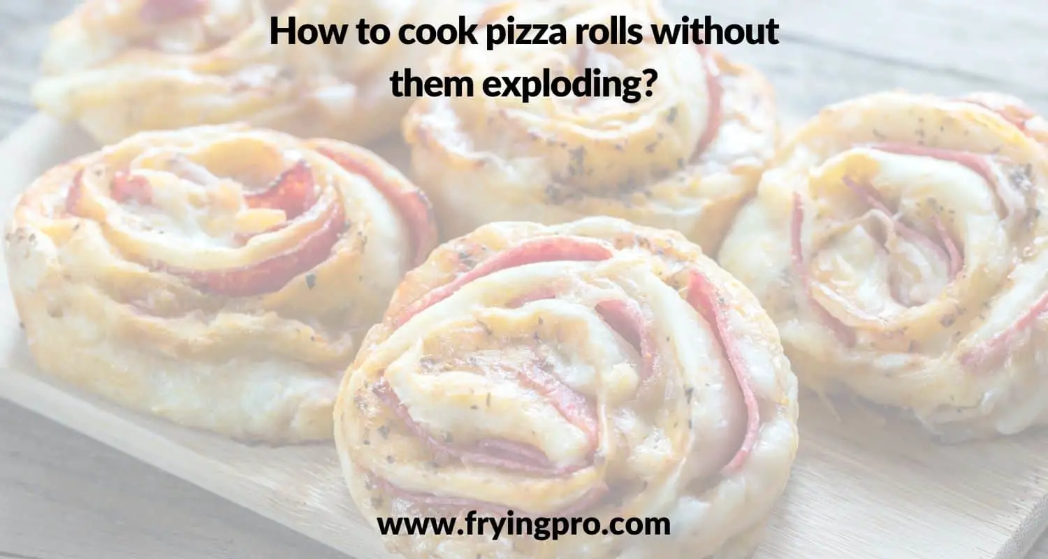 It's the dilemma we've all faced at one time or another: you're in the mood for some pizza rolls, but you're worried that they might explode in the oven.