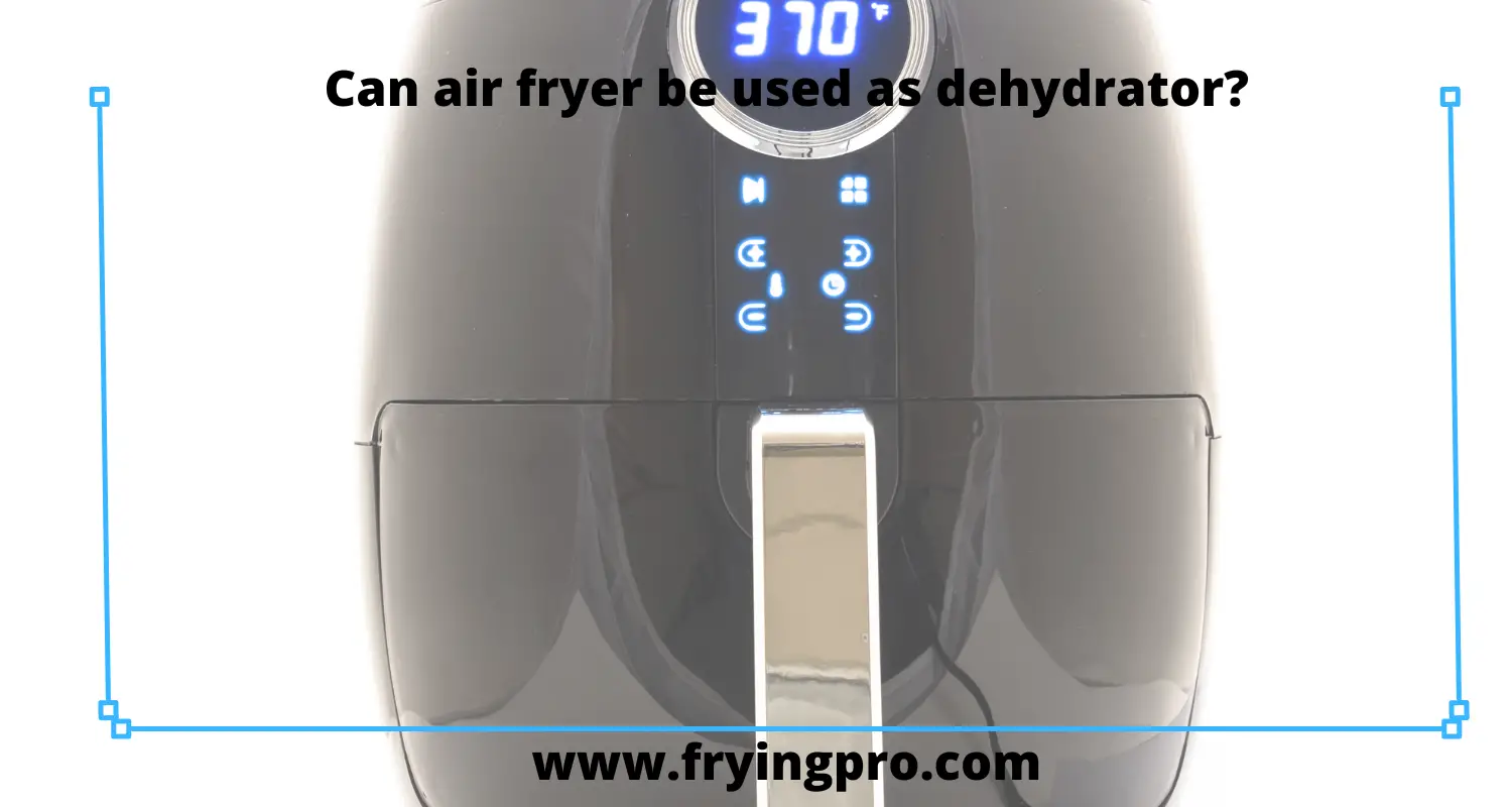 Can air fryer be used as dehydrator?