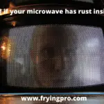 rust inside microwave