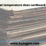 What temperature does cardboard burn?